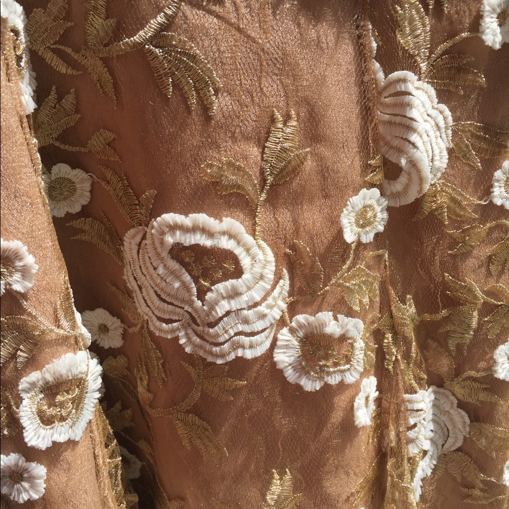 Embroidered Fit & Flare Slip Dress - Picture 5 of 5